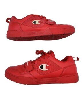 Mens Champion 3 on 3 Low Top shoes in Red Scarlett Color Size 10.5 US